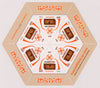 #835 Kazakhstan - Yurt Decorated Chest M/S (MNH)