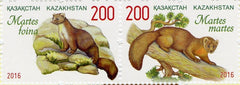 #799 Kazakhstan - Endangered Mammals, Pair (MNH)