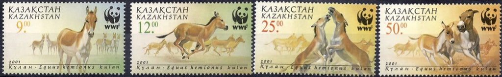 #344-347 Kazakhstan - Worldwide Fund for Nature (WWF) (MNH)