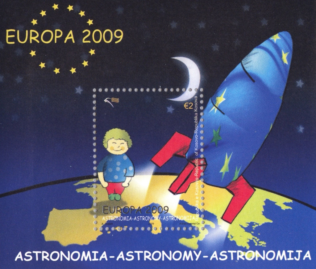 #123 Kosovo - 2009 Europa: Astronomy S/S (MNH)