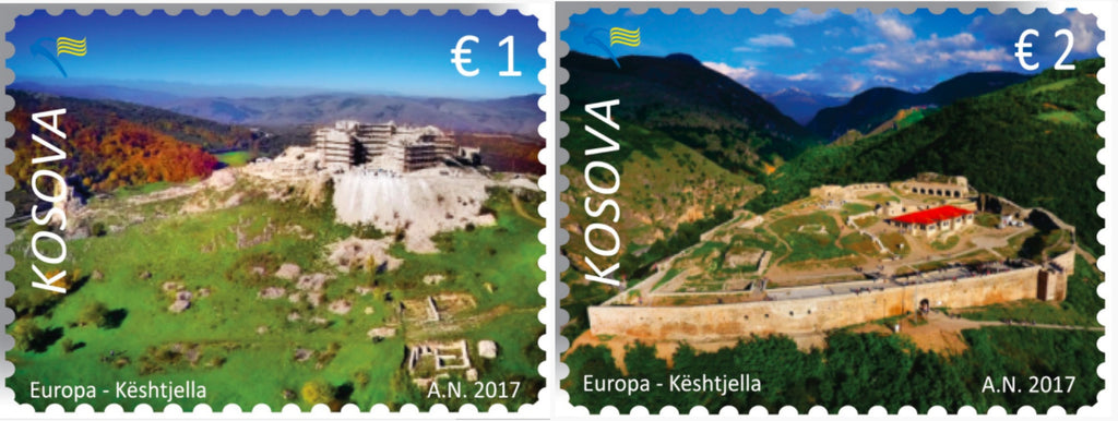 #344-345 Kosovo - 2017 Europa: Castles (MNH)