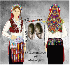 #355 Kosovo - Traditional Clothing of Medvegja S/S (MNH)