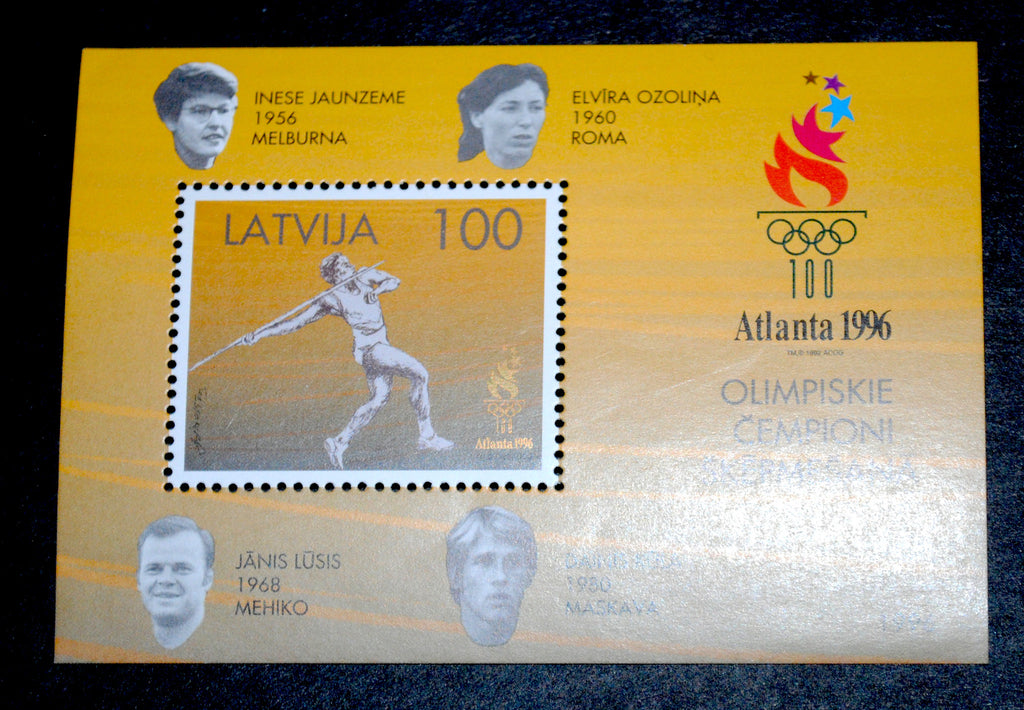 #422 Latvia - Summer Olympic Games - Atlanta S/S (MNH)