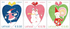 #1036-1038 Latvia - Christmas, Set of 3 (MNH)