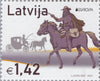 Latvia -#1048-1049 - 2020 Europa: Ancient Postal Routes (MNH)