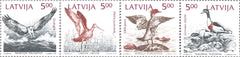 #332-335 Latvia - Birds of the Baltic Shores (MNH)