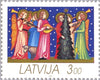 #336-339 Latvia - Christmas (MNH)