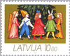 #336-339 Latvia - Christmas (MNH)