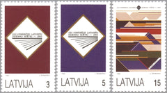 #349-351 Latvia - 21st National Song Festival (MNH)