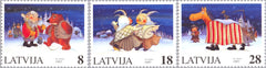 #458-460 Latvia - Christmas Type of 1996 (MNH)