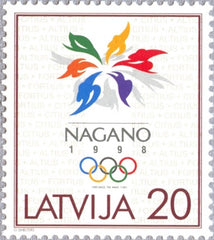 #461 Latvia - 1998 Winter Olympic Games, Nagano (MNH)