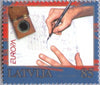 #707-708 Latvia - 2008 Europa: Writing Letters (MNH)