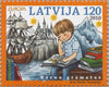 #758a-759a Latvia - 2010 Europa: Children's Books, Tete Beche Pairs (MNH)