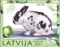 #775 Latvia - 2011 New Year: Year of the Rabbit (MNH)