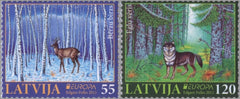 #779-780 Latvia - 2011 Europa: Intl. Year of Forests (MNH)