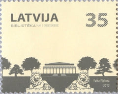 #801 Latvia - Library No. 1 Restaurant, Riga (MNH)