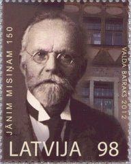 #806 Latvia - Janis Misins, Librarian (MNH)