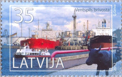 #807 Latvia - Port of Ventspils (MNH)