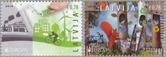 #933-934 Latvia - 2016 Europa: Think Green (MNH)