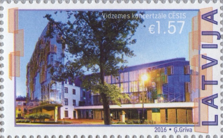 #938 Latvia - Cesis Concert Hall (MNH)