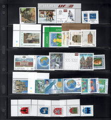 2000 Latvia Year Set + Definitives (MNH)