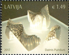 #970 Latvia - Ceramic Sculpture by Dainis Pundurs (MNH)