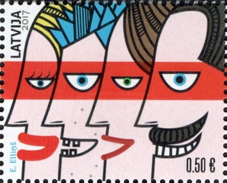 #964 Latvia - Family Day (MNH)
