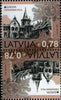 #961a-962 Latvia - 2017 Europa: Castles, 2 Tete-Beche Pairs (MNH)