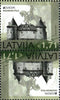 #961a-962 Latvia - 2017 Europa: Castles, 2 Tete-Beche Pairs (MNH)