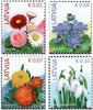 Latvia - 2019 Flowers, Definitives, Set of 4 (MNH)