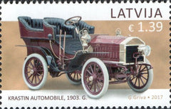 #966 Latvia - 1903 Krastin Automobile (MNH)