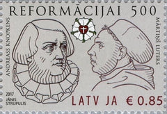 #976 Latvia - Protestant Reformation, 500th Anniv. (MNH)