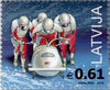 #987 Latvia - 2018 Winter Olympics, PyeongChang, Tete Beche Pair (MNH)