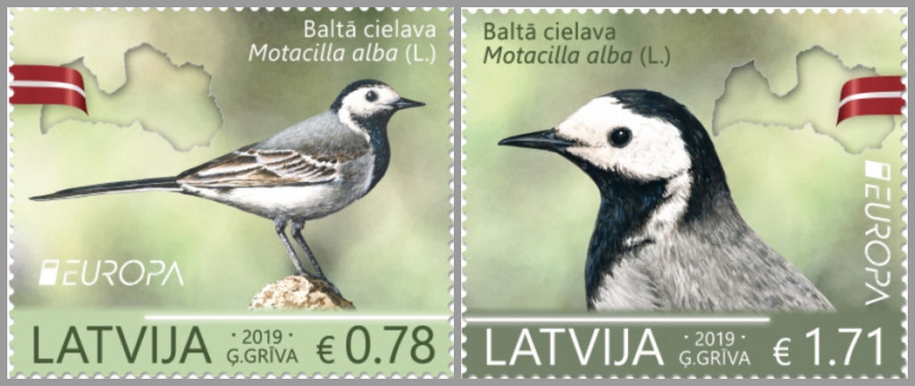 Latvia - #1018-1019 - 2019 Europa: National Birds (MNH)
