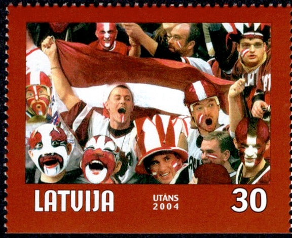 #591a Latvia - 2006 World Ice Hockey Championships, Booklet Single (MNH)