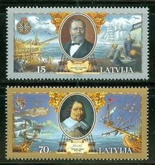 #538-539 Latvia - Latvian Seamen (MNH)