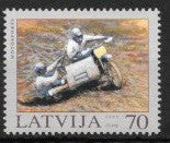 #580 Latvia - Motorcycle Racing (MNH)