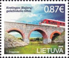 #1054 Lithuania - Kretinga Railway Bridge (MNH)