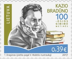 #1101 Lithuania - Kazys Bradunas, Writer (MNH)