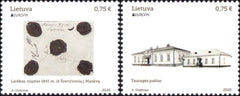 Lithuania - #1165-1166 - 2020 Europa: Ancient Postal Routes (MNH)