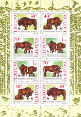 #532a Lithuania - World Wildlife Fund M/S (MNH)