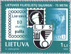 #636 Lithuania - Lithuanian Philatelic Society, 75th Anniv. (MNH)