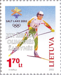 #710 Lithuania - 2002 Winter Olympics, Salt Lake City (MNH)