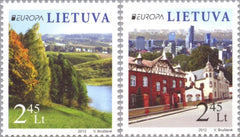 #973-974 Lithuania - 2012 Europa: Visit..., Set of 2 (MNH)