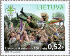 #1125 Lithuania - Scouting in Lithuania, Cent. (MNH)