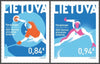#1121-1122 Lithuania - 2018 Winter Olympic Games, PyeongChang (MNH)
