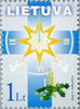 #731-732 Lithuania - Christmas and New Year's Day (MNH)