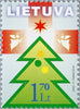 #731-732 Lithuania - Christmas and New Year's Day (MNH)