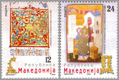 #323-324 Macedonia - Illuminated Manuscripts (MNH)