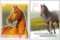 #472-473 Macedonia - Horses, Set of 2 (MNH)